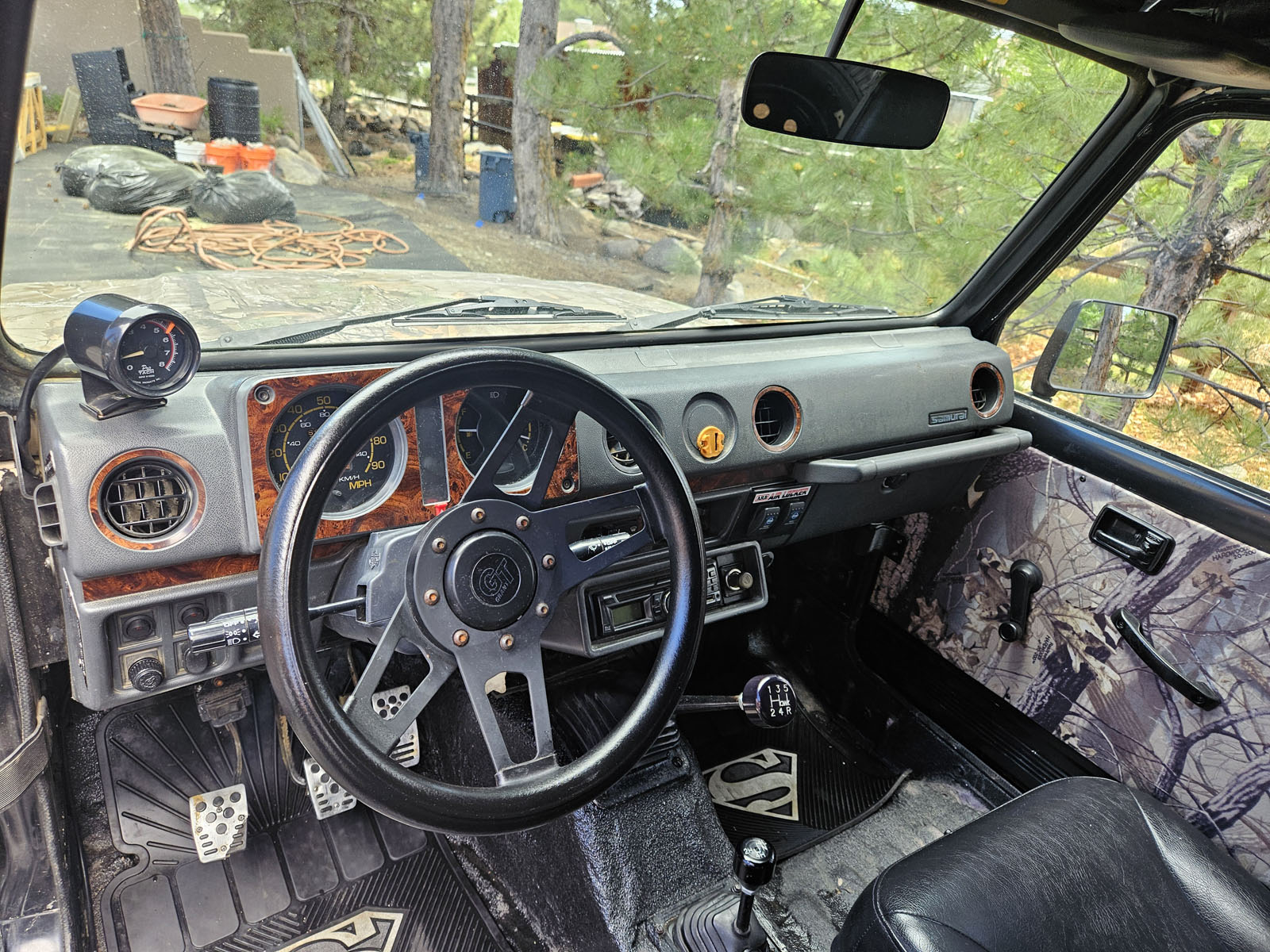 View of the Interior Dashboard from the Driver Side