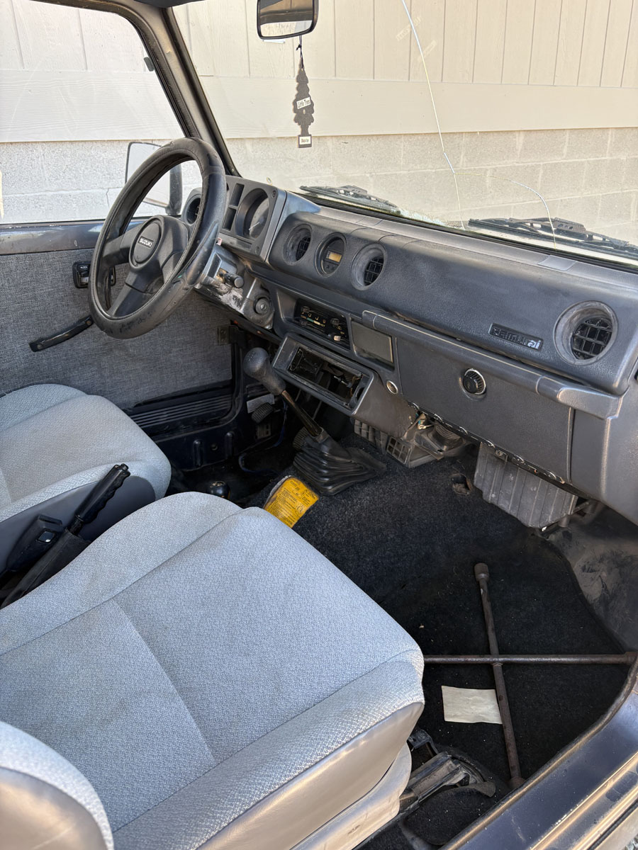 View of the Interior Dashboard from the Passenger Side