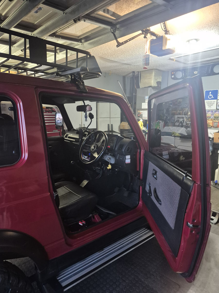 View of the Right Hand Drive Dashboard
